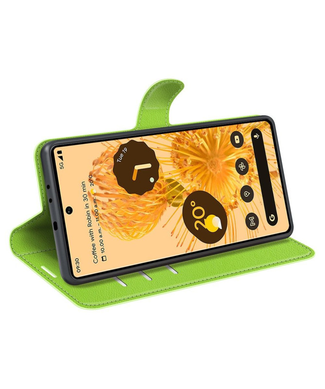 Housse Google Pixel 7 Simili Cuir Style Portefeuille