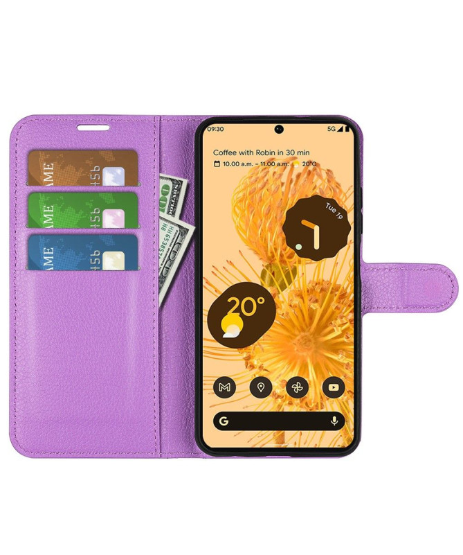 Housse Google Pixel 7 Simili Cuir Style Portefeuille