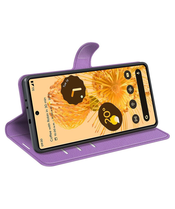 Housse Google Pixel 7 Simili Cuir Style Portefeuille