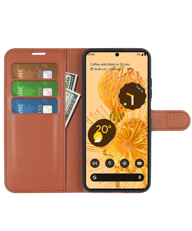 Housse Google Pixel 7 Simili Cuir Style Portefeuille