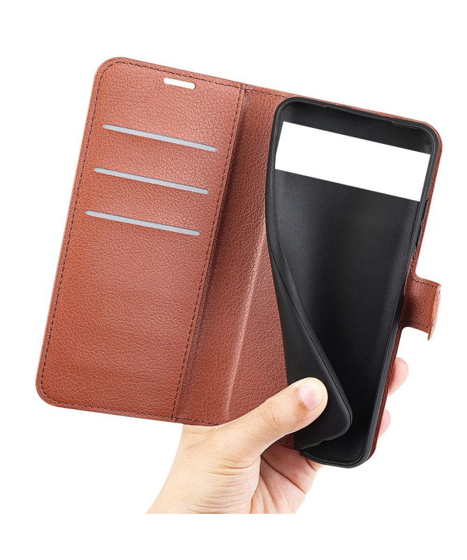 Housse Google Pixel 7 Simili Cuir Style Portefeuille