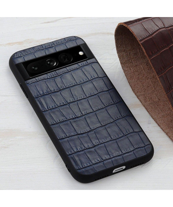 Coque Google Pixel 7 Pro Cuir aspect peau de croco