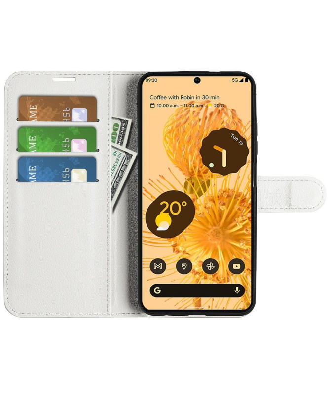 Housse Google Pixel 7 Pro portefeuille style cuir