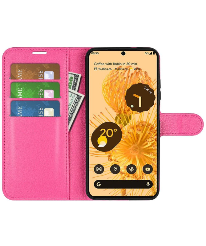 Housse Google Pixel 7 Pro portefeuille style cuir