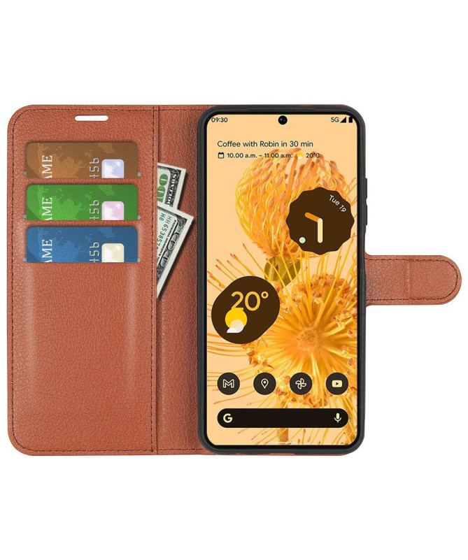Housse Google Pixel 7 Pro portefeuille style cuir