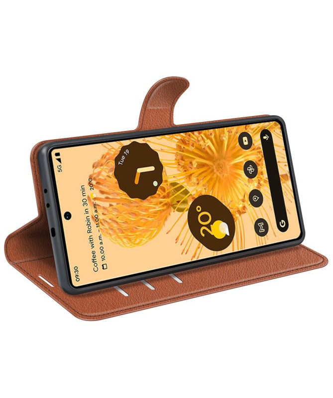 Housse Google Pixel 7 Pro portefeuille style cuir