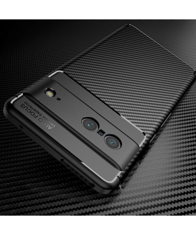 Coque Google Pixel 7 style fibre de carbone