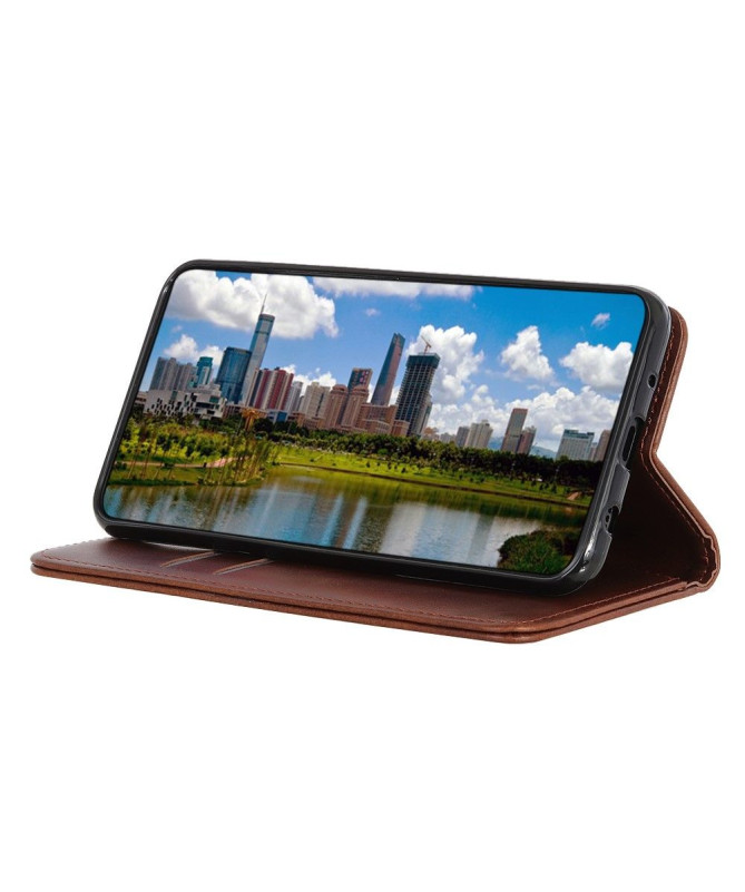 Housse Google Pixel 7 Simone Flip simili cuir vieilli