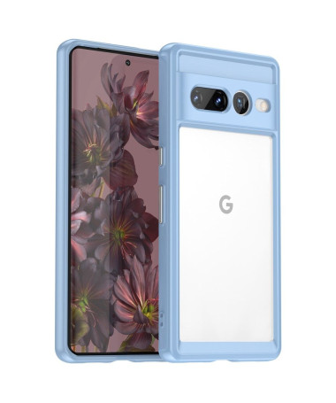 Coque Google Pixel 7 Pro Transparent Contour en Couleur