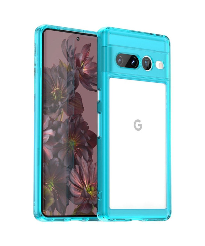 Coque Google Pixel 7 Pro Transparent Contour en Couleur