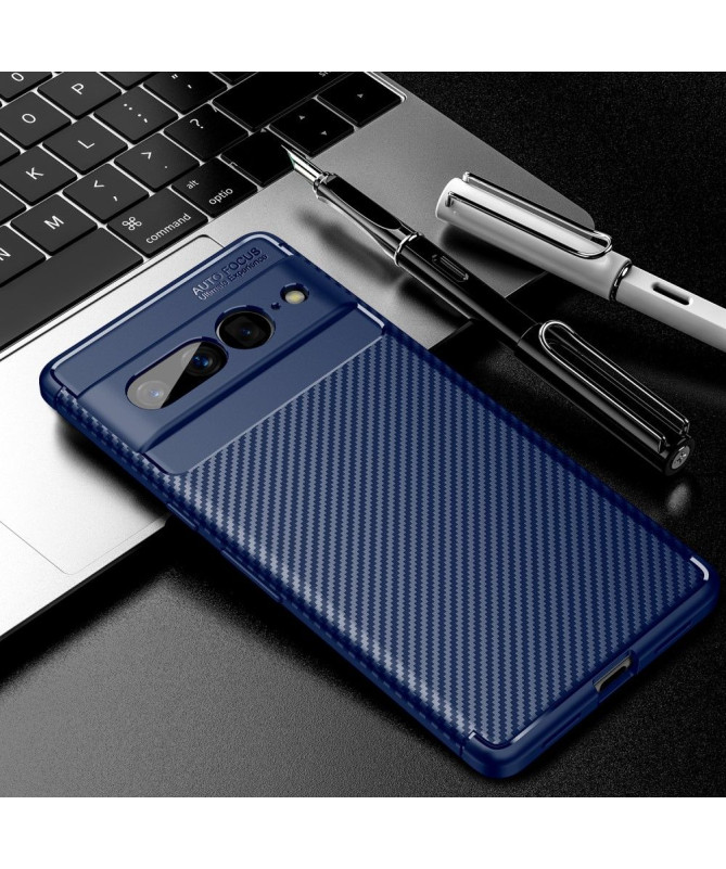 Coque Google Pixel 7 Pro style fibre de carbone