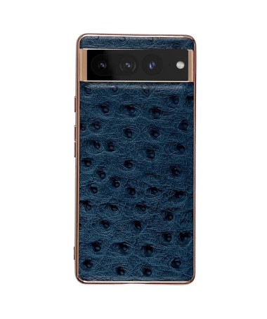 Coque Google Pixel 7 Pro Cuir Effet Peau D'Autruche