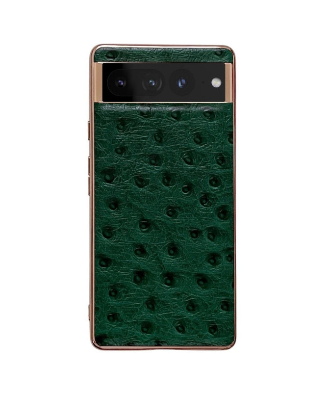 Coque Google Pixel 7 Pro Cuir Effet Peau D'Autruche