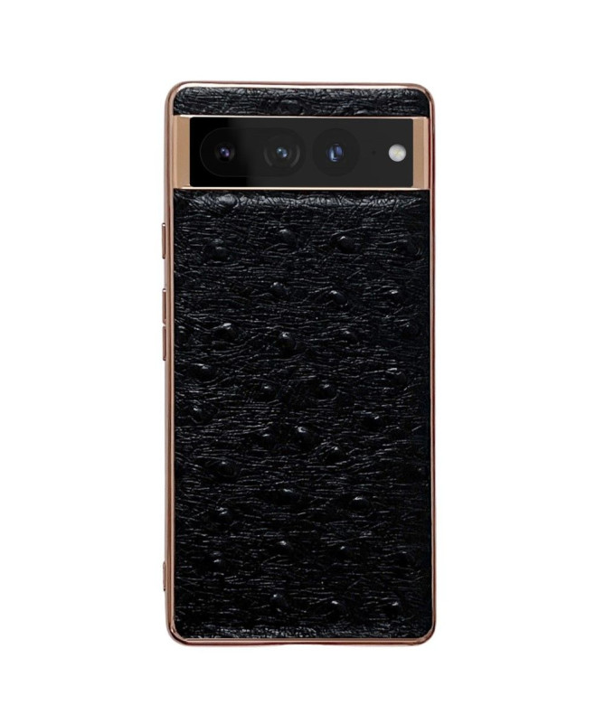 Coque Google Pixel 7 Pro Cuir Effet Peau D'Autruche