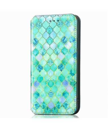 Housse Google Pixel 7 Pro Rabat Flip Motif Arabesque