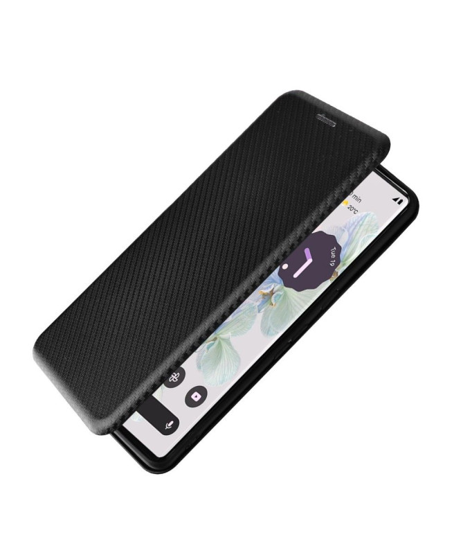 Housse Google Pixel 7 Pro simili cuir fibre de carbone