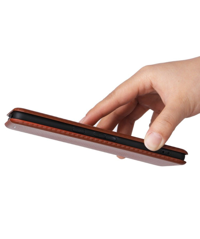 Housse Google Pixel 7 Pro simili cuir fibre de carbone