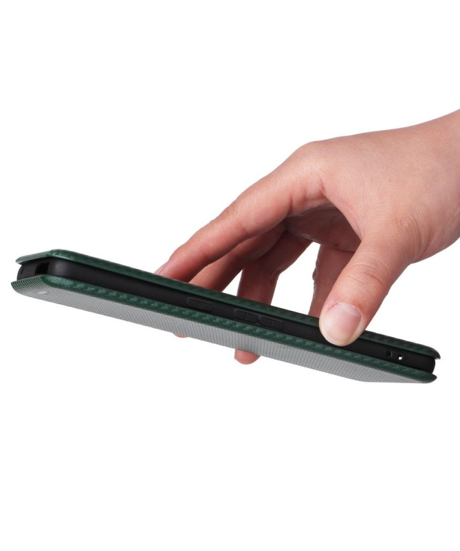 Housse Google Pixel 7 Pro simili cuir fibre de carbone