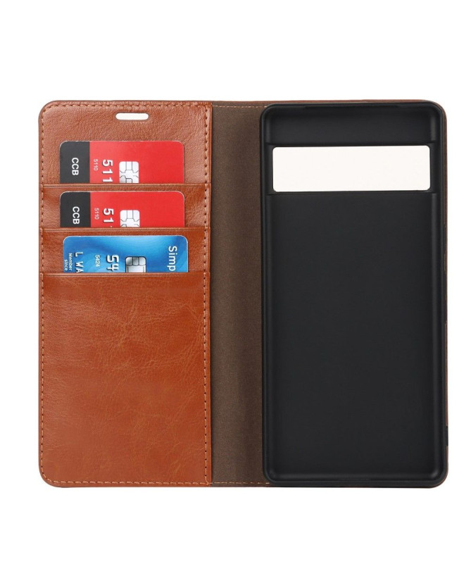 Housse Google Pixel 7 Pro Cuir Porte Cartes Fonction Support