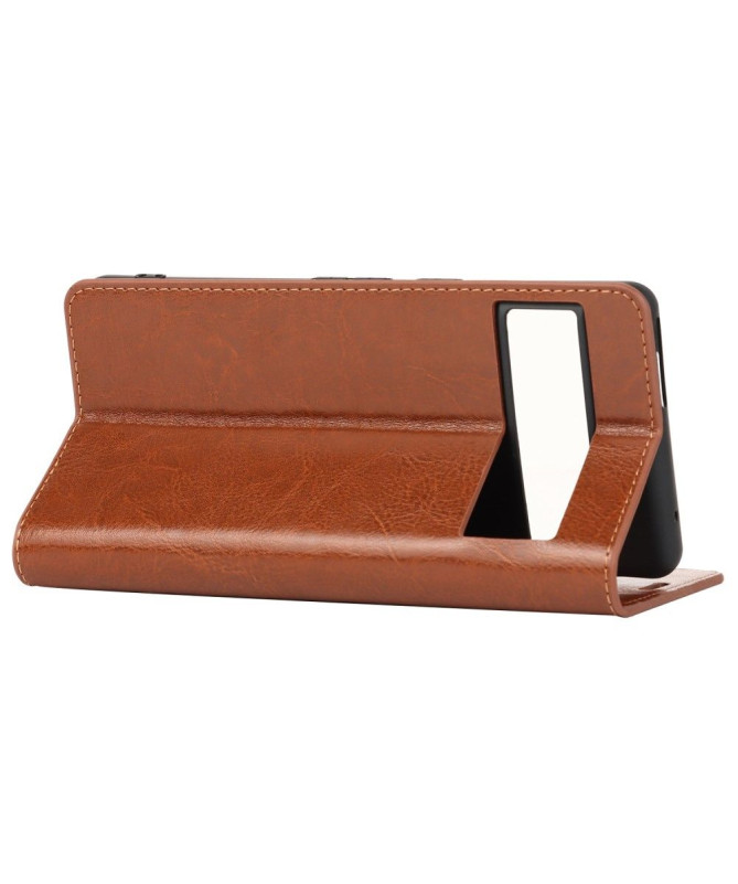 Housse Google Pixel 7 Pro Cuir Porte Cartes Fonction Support
