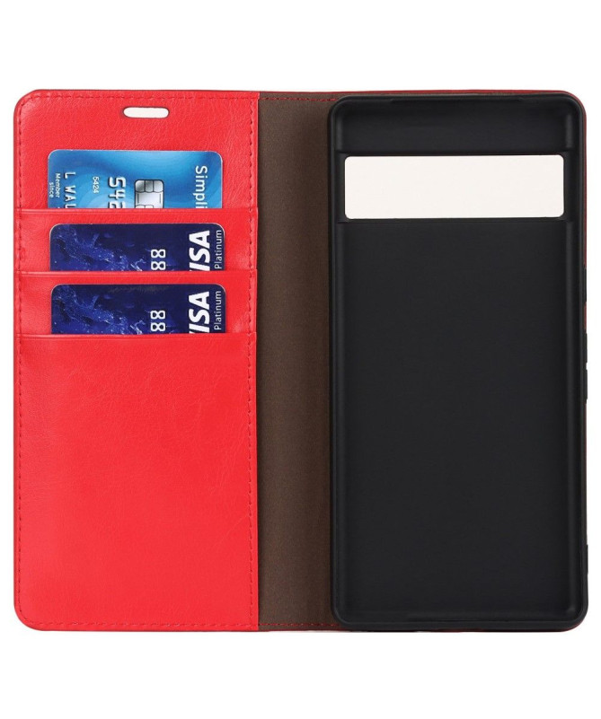 Housse Google Pixel 7 Pro Cuir Porte Cartes Fonction Support