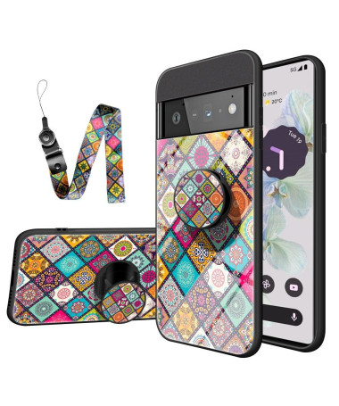 Coque Google Pixel 7 Pro Kaleidoscope Mandala avec support