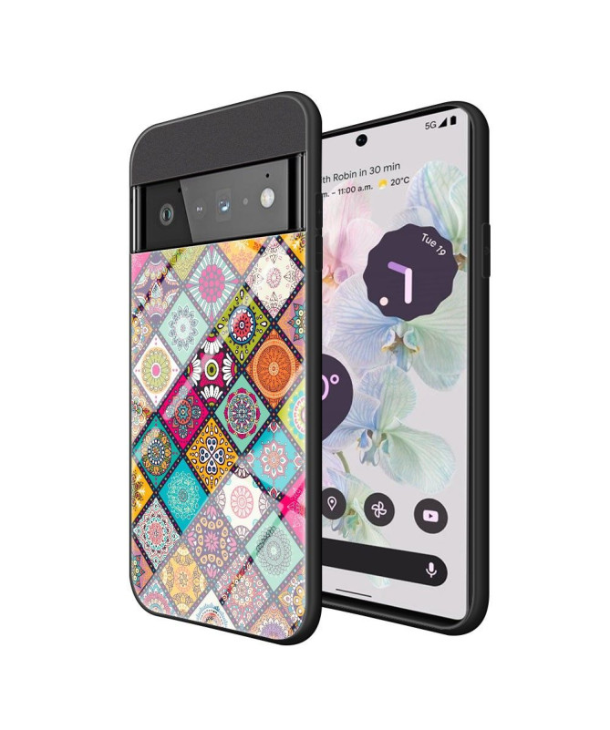 Coque Google Pixel 7 Pro Kaleidoscope Mandala avec support