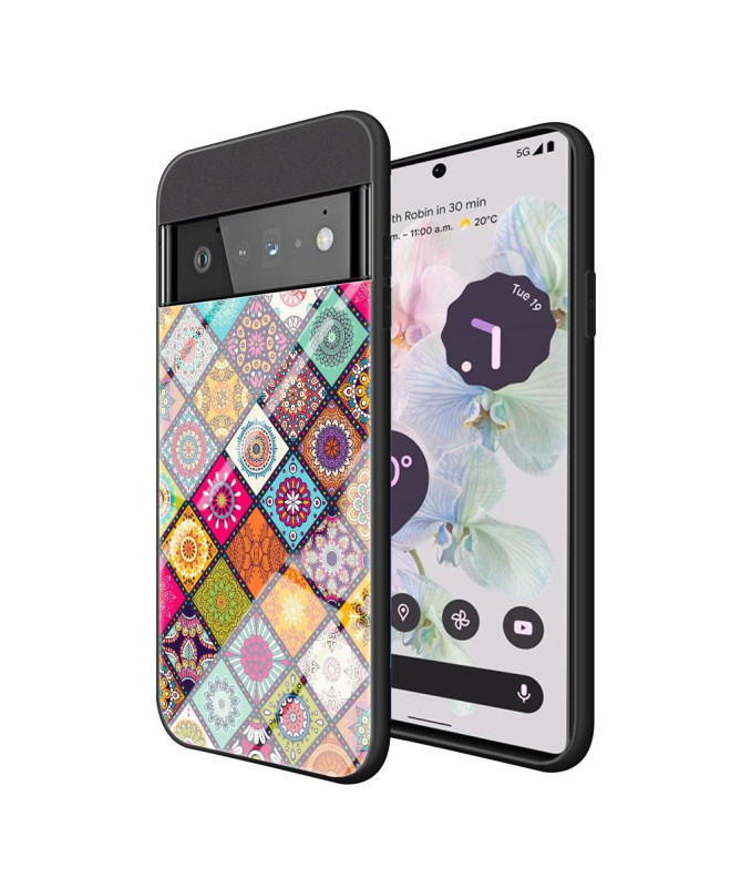 Coque Google Pixel 7 Pro Kaleidoscope Mandala avec support