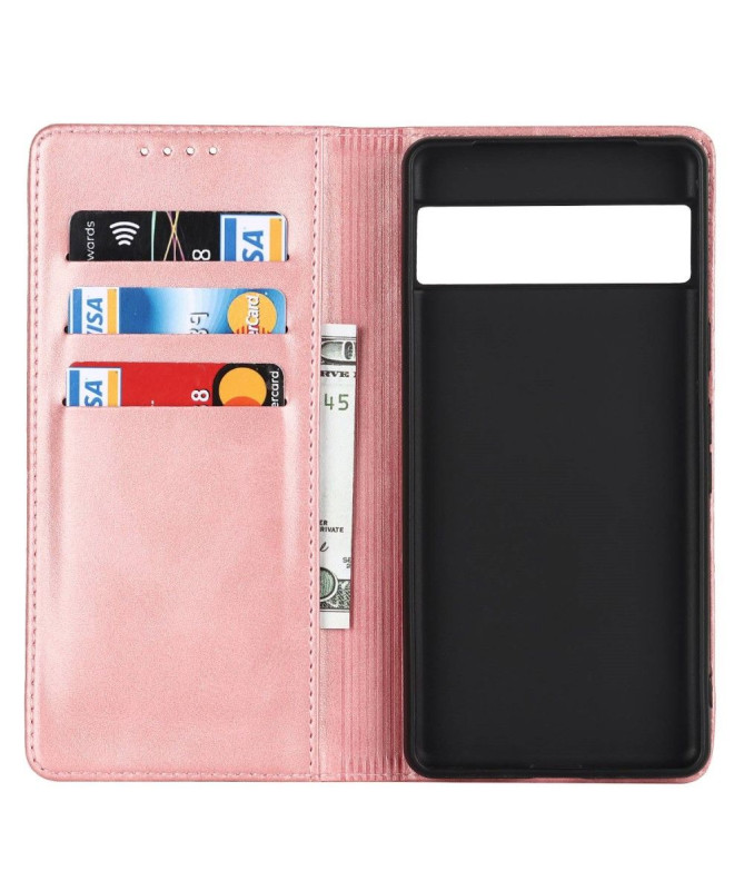Housse Google Pixel 7 Rabat Porte-Cartes Simili Cuir