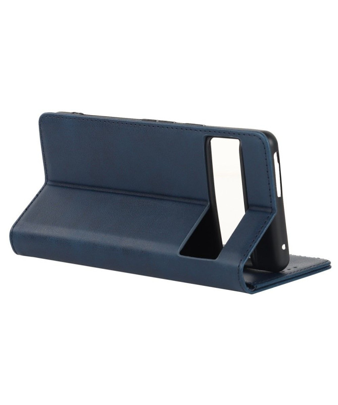 Housse Google Pixel 7 Rabat Porte-Cartes Simili Cuir