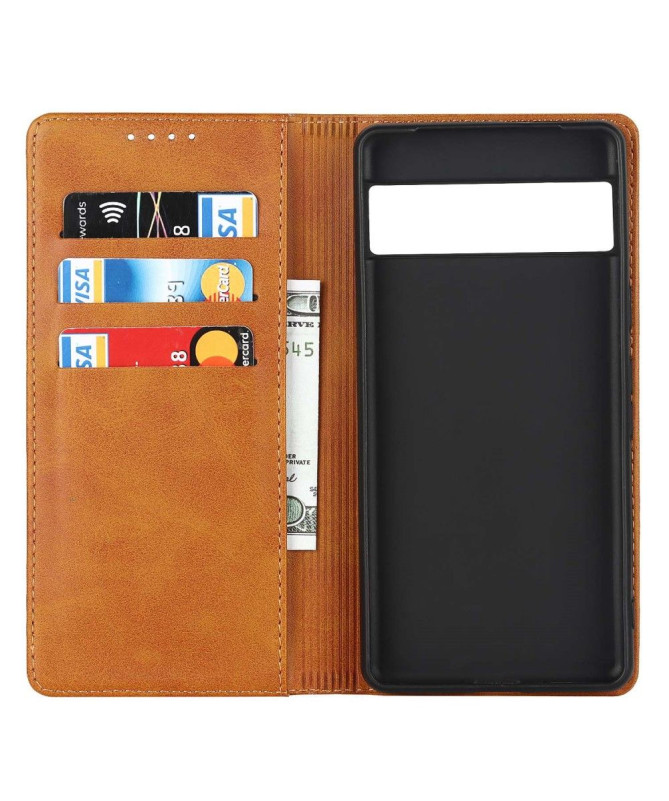 Housse Google Pixel 7 Rabat Porte-Cartes Simili Cuir