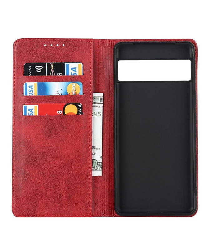 Housse Google Pixel 7 Rabat Porte-Cartes Simili Cuir