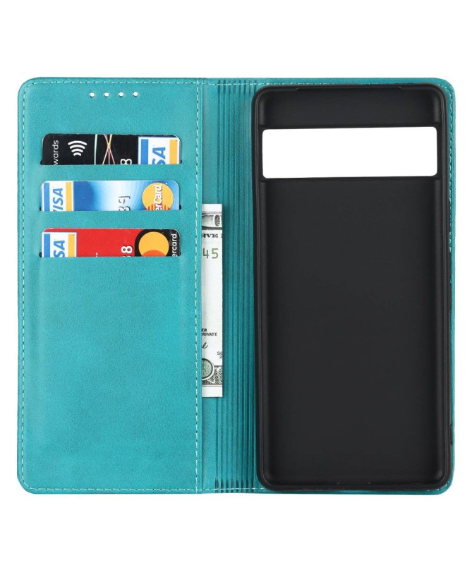 Housse Google Pixel 7 Rabat Porte-Cartes Simili Cuir