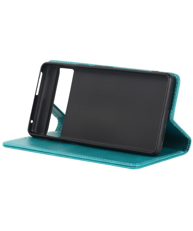 Housse Google Pixel 7 Rabat Porte-Cartes Simili Cuir