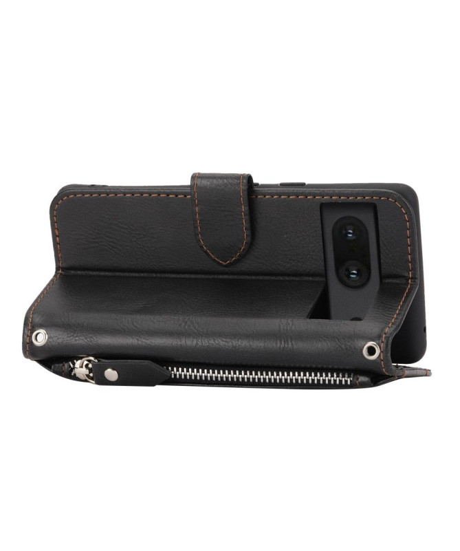 Housse Google Pixel 7 style portefeuille Love Retro