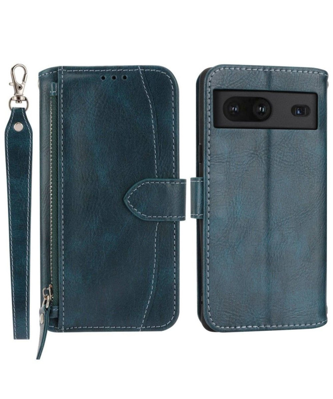 Housse Google Pixel 7 style portefeuille Love Retro