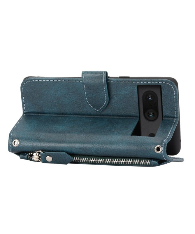 Housse Google Pixel 7 style portefeuille Love Retro