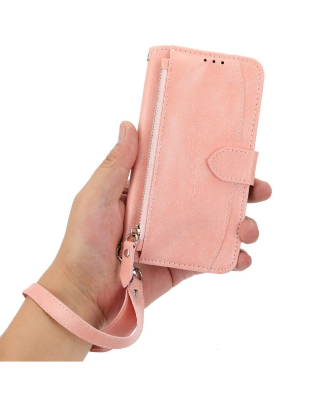 Housse Google Pixel 7 style portefeuille Love Retro