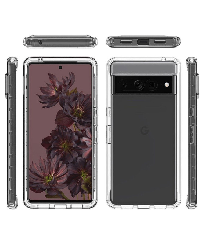 Coque Google Pixel 7 Pro Gradient Transparent Avant et Arrière