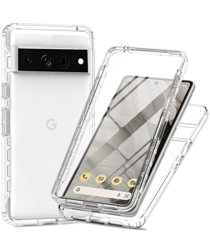 Coque Google Pixel 7 Pro Gradient Transparent Avant et Arrière