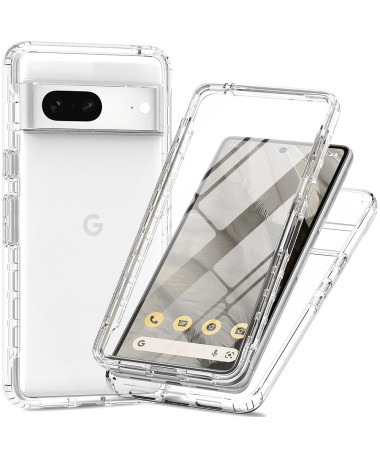 Coque Google Pixel 7 Gradient Transparent Avant et Arrière