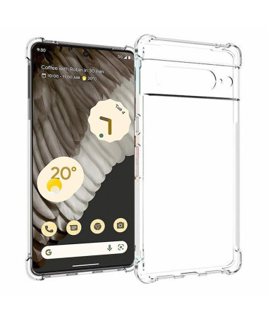 Coque Google Pixel 7 Pro transparente angles renforcés