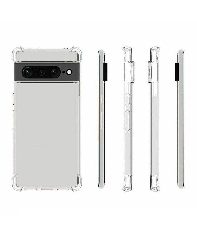 Coque Google Pixel 7 Pro transparente angles renforcés