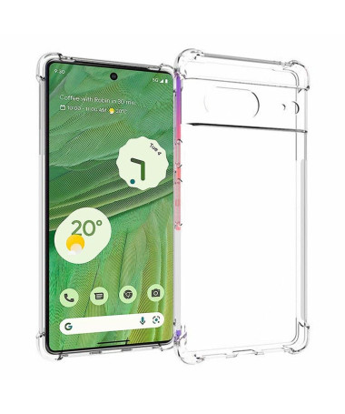 Coque Google Pixel 7 transparente angles renforcés