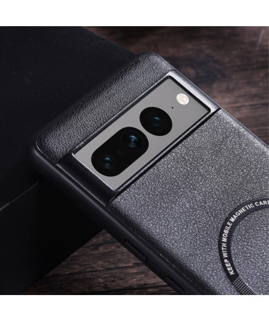 Coque Google Pixel 7 Pro Simili Cuir avec Cercle