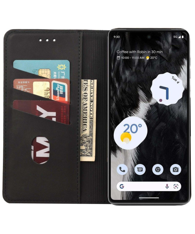 Flip Cover Google Pixel 7 Pro Business simili cuir