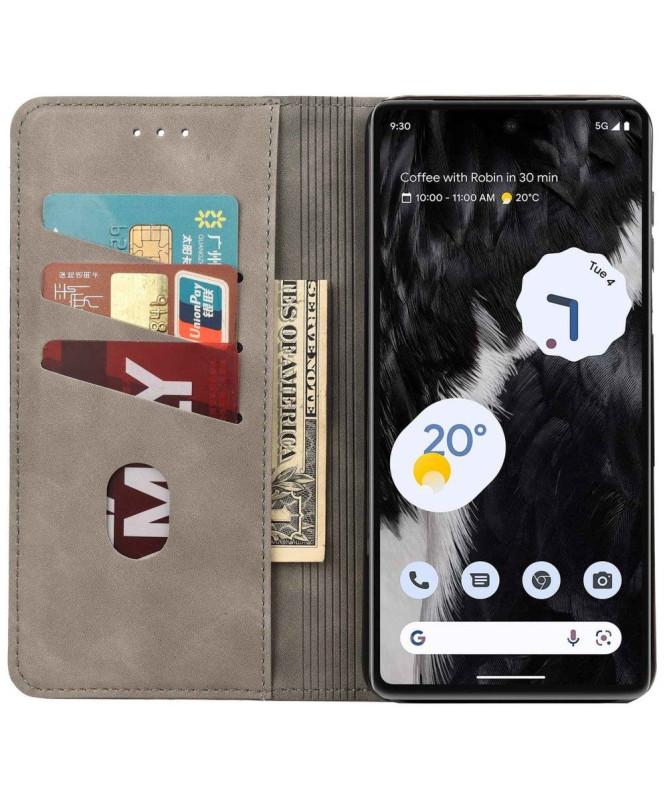 Flip Cover Google Pixel 7 Pro Business simili cuir