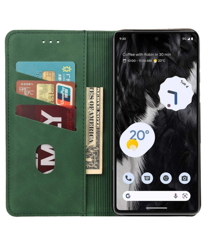 Flip Cover Google Pixel 7 Pro Business simili cuir