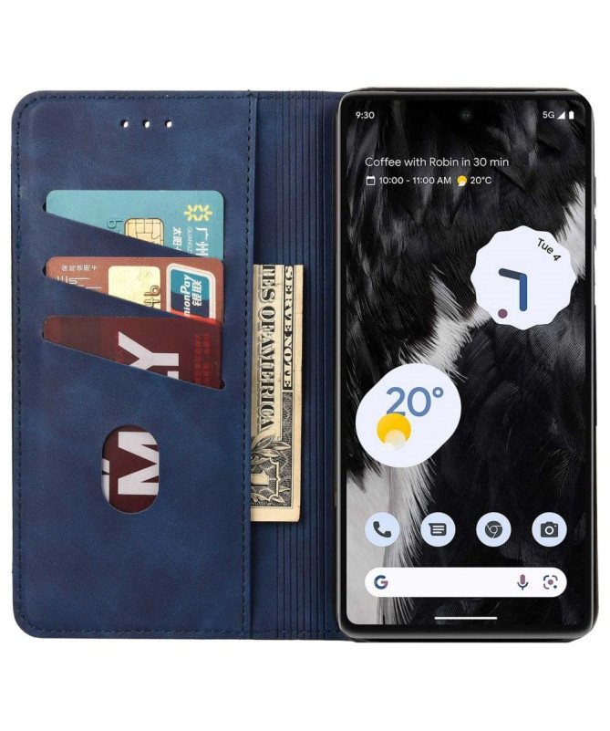 Flip Cover Google Pixel 7 Pro Business simili cuir