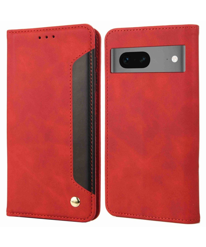 Flip Cover Google Pixel 7 Pro Business simili cuir